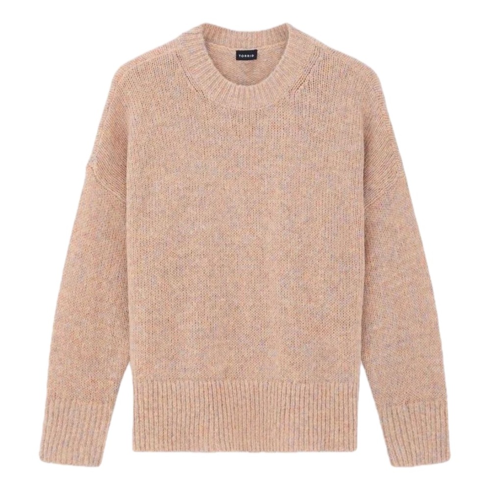 Crop Crew Neck Pullover